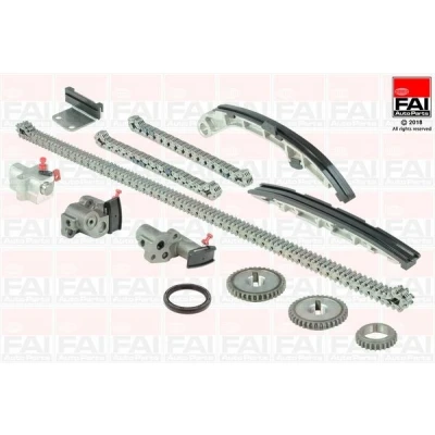 Billede af FAI AutoParts TCK252L Styrekædesæt med pakninger, tandhjul Simplex, Støjsvag kæde