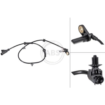 Billede af A.B.S. 30728 ABS sensor aktiv 880 sort NISSAN: Almera II Hatchback