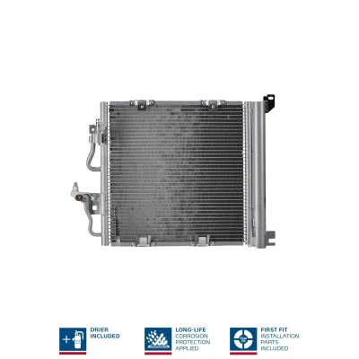 Billede af NISSENS 94768 Kondensator med tørrer Aluminium 409 R 134a OPEL: Zafira B, Astra H GTC, Caravan
