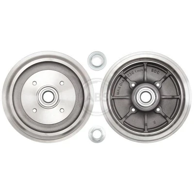 Billede af A.B.S. 3439 SC Bremsetromler med integreret magnetisk sensorring 273 PEUGEOT: 207 Hatchback, 208 I CITROËN: C3 II, III