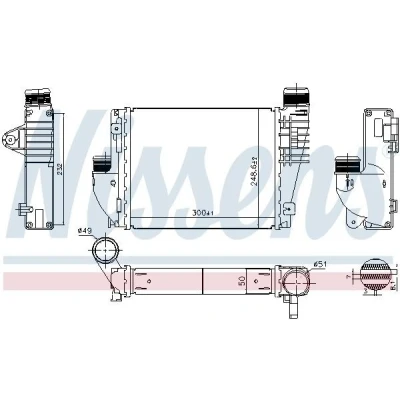 Billede af NISSENS 961522 Intercooler