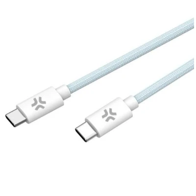 Billede af Celly USB C kabel USBCUSBCCOTTLB Blå 1,5 m Autoudstyr