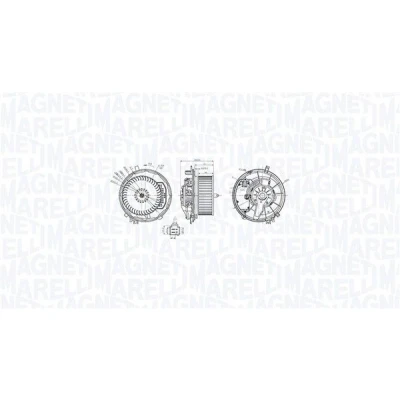 Billede af MAGNETI MARELLI 069412769010 Kabineblæser VOLKSWAGEN: Golf 7, Touran II, 7 Variant, SKODA: Octavia 3 Combi, Schrägheck, Kodiaq