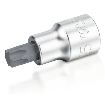 Billede af TOPTUL BCFA1255 Skraldenøgleindsats (Hexagon) 3/8 Torx T55 Krom vanadium stål