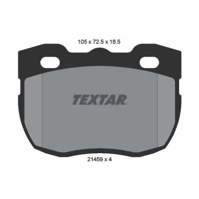 Billede af TEXTAR 2145901 Bremseklodser Ikke forberedt til slidindikator LAND ROVER: Defender SUV, SUV Cabriolet