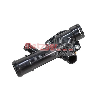 Billede af METZGER 4010397 Kølemiddelflange plastik uden sensor AUDI: A4 B8 Sedan, A6 C7 Avant, Avant