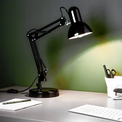 Billede af Henry skrivebordslampe, sort, højde 50 cm, justerbar