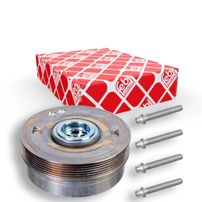Billede af FEBI BILSTEIN 173069 Remskive Krumtapaksel 6PK 159 5 med skruer, til krumtap BMW: 2 Active Tourer