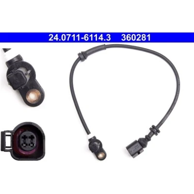Billede af ATE 24.0711 6114.3 ABS Sensor 479 Ikke forberedt til slidindikator VOLKSWAGEN: Sharan I
