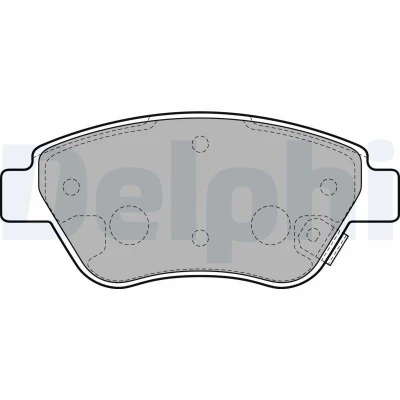 Billede af DELPHI LP2478 Bremseklodser med akustisk advarsel for slid anti knirke plade tilbehør OPEL: Adam