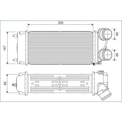 Billede af VALEO 817845 Intercooler Aluminium