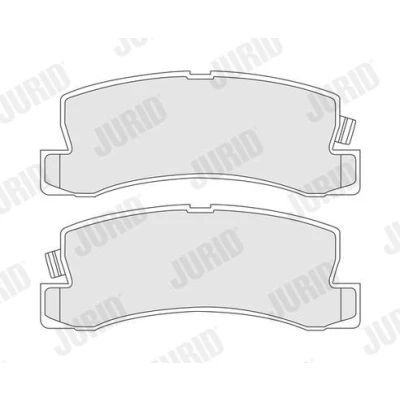 Billede af JURID 572188J Bremseklodser med akustisk advarsel for slid uden tilbehør TOYOTA: Corolla VIII Compact, Supra III, MR2 II Coupe, LEXUS: RX II, I