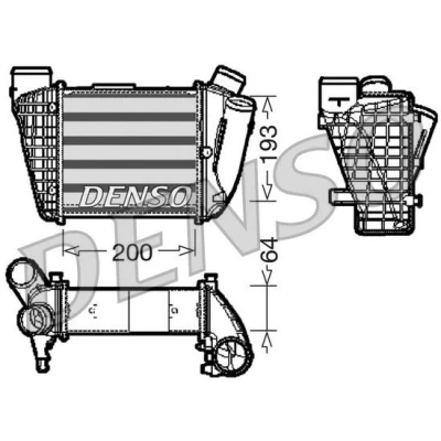 Billede af DENSO DIT02004 Intercooler Aluminium 200x193x64 AUDI: A4 B6 Avant