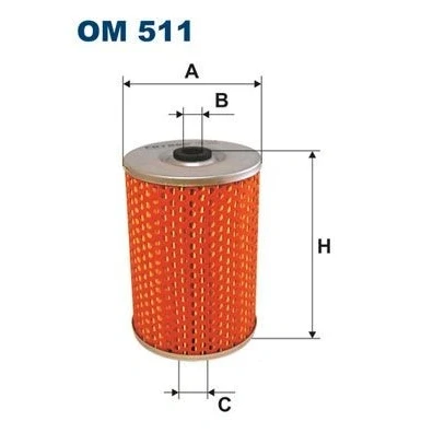 Billede af FILTRON OM 511 Oliefilter Filterindsats MERCEDES BENZ: W123 Sedan, G klasse SUV, Stationcar