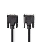 Billede af DVI kabel D 24 + 1 pin han 1080p Nikkelplateret 10.0 m PVC Sort Plastikpose
