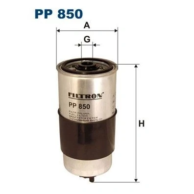 Billede af FILTRON PP 850 Brændstoffilter Påskruet filter AUDI: A6 C4 Avant, C5 Cabriolet B4, VOLVO: V70 2, S80 I, VOLKSWAGEN: Passat B5 Sedan