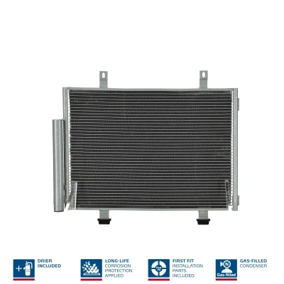 Billede af NISSENS 940356 Kondensator med tørrer Aluminium 552 R 134a SUZUKI: SWIFT 4