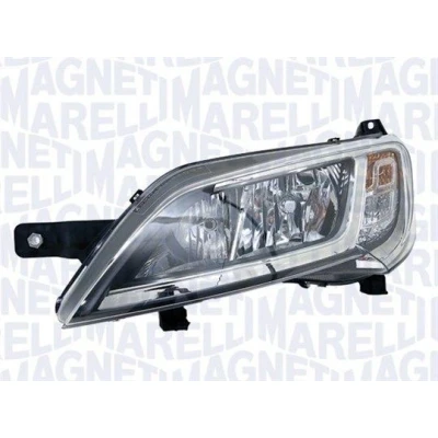 Billede af MAGNETI MARELLI 712501101129 Forlygter venstre W21/5W, WY21W, H7 Halogen uden tågelygte, med blinklys, nærlys til højrekørsel pærer