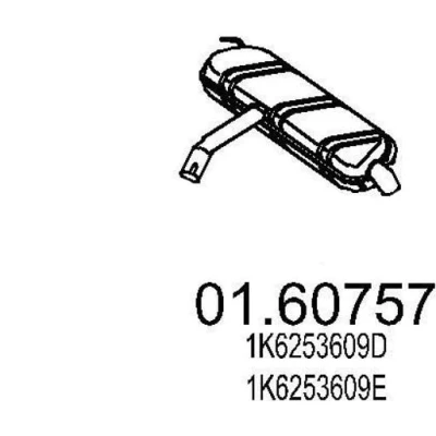 Billede af MTS 01.60757 Lydpotte 1010 VOLKSWAGEN: Golf Plus / Crossgolf, 5