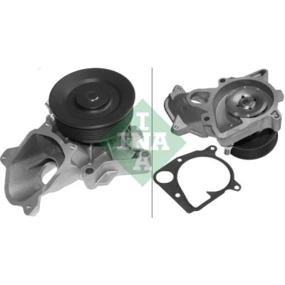 Billede af INA 538 0187 10 Vandpumpe med remskive til multi v remsdrift BMW: 3 Coupe, Touring, Sedan