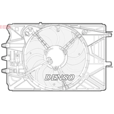 Billede af DENSO DER09070 Køleventilator