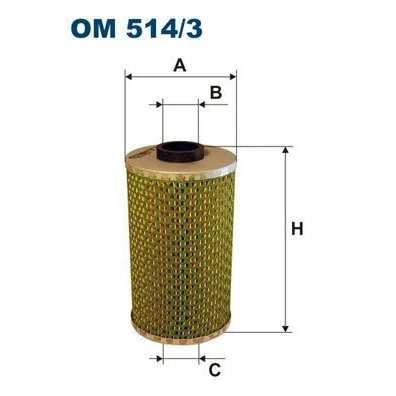 Billede af FILTRON OM 514/3 Oliefilter Filterindsats