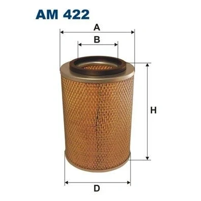 Billede af FILTRON AM 422 Luftfilter 236 165 Filterindsats VOLKSWAGEN: TRANSPORTER 4, 4 Bus, California Westfalia T4 Bus