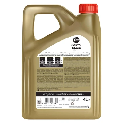 Billede af Castrol Motorolie Edge Benzin Diesel Hybrid 0w40 1 L