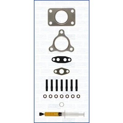 Billede af AJUSA JTC11350 Montagesæt, lader with studs, syringe oil med pakninger monteringsvejledning OPEL: Vectra C Caravan