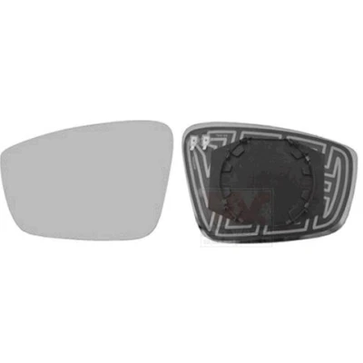 Billede af VAN WEZEL 7617837 Spejlglas venstre SKODA: Fabia III Stationcar, Hatchback, Rapid Hatchback