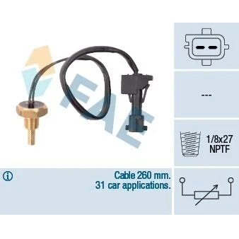 Billede af Sensor, kølevæsketemp. FAE 32741