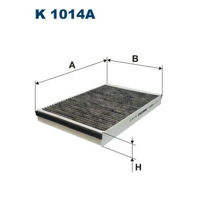 Billede af FILTRON K 1014A Kabinefilter Aktivkulfilter 300 198 30 OPEL: Astra H Caravan, G CC, Hatchback