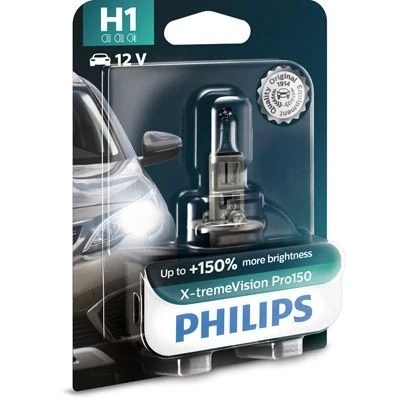 Billede af PHILIPS 12258XVPB1 Pære, fjernlys H1 12V 55w Halogen FORD: Focus 2, FIESTA 6, MONDEO 4 Turnier, CITROËN: C5 III Stationcar, C4 II Hatchback, C3
