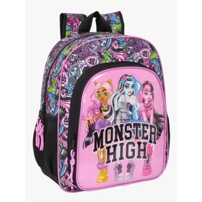 Billede af Monster High Skoletaske Drama Multifarvet 32 x 38 12 cm