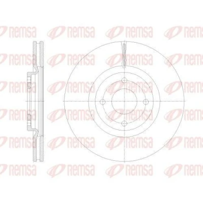 Billede af REMSA Bremseskive foraksel 300mm 25mm 4 ventileret 62531.10 2147409,GN151125CA Bremseskiver, Skivebremser
