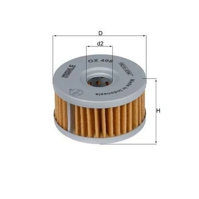 Billede af MAHLE ORIGINAL OX 408 Oliefilter Filterindsats