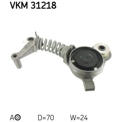 Billede af SKF VKM 31218 Strammehjul AUDI: A4 B7 Avant, B6 Sedan, A6 C6 Avant