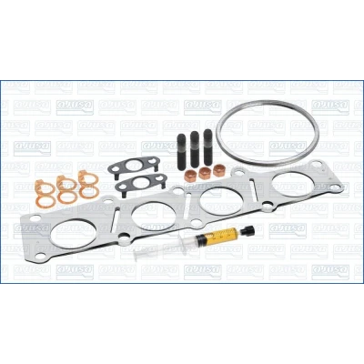 Billede af AJUSA JTC11700 Montagesæt, lader with studs, syringe oil med pakninger monteringsvejledning FORD: MONDEO 4 Stufenheck, S Max Mk1