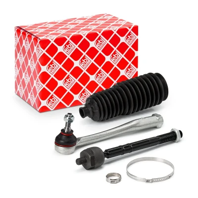Billede af FEBI BILSTEIN 39033 Sporestang venstre foraksel med spændebånd, styremanchetter PEUGEOT: 207 Hatchback