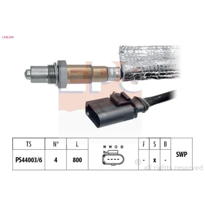 Billede af EPS 1.998.499 Lambdasonde opvarmet, pladesonde, Gevind, forsmurt SKODA: Octavia 3 Schrägheck, Combi, SEAT: Leon III ST, AUDI: A3 Sedan