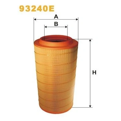 Billede af WIX FILTERS 93240E Luftfilter 533 267 Filterindsats