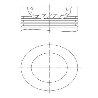 Billede af Stempel MAHLE ORIGINAL 028 PI 00155 000