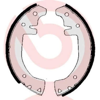 Billede af BREMBO S 68 501 Bremsebakker 200 36 RENAULT: 5 Hatchback, 4 Stationcar