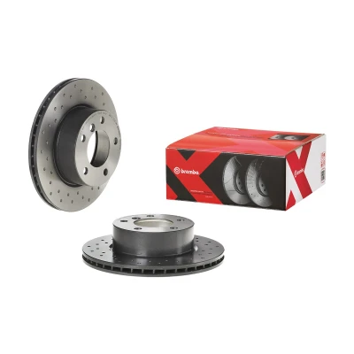 Billede af BREMBO 09.9750.1X Bremseskiver 284 22 5 perforeret/indv. ventileret coatet højkarboniseret BMW: 1 Hatchback