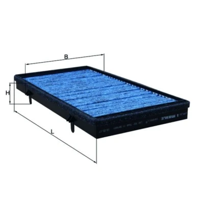 Billede af MAHLE ORIGINAL LAO 382 Kabinefilter Aktivkulfilter, med antiallergisk virkning, antibakteriel virkning 340,0 191 45,0 CST4624 OPEL: Vivaro A Combi