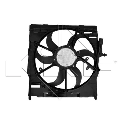 Billede af NRF 47842 Køleventilator 517 12 400 med kølerventilatorramme (karm), Kulløs motor