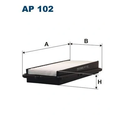 Billede af FILTRON AP 102 Luftfilter 39,5 138 240 Filterindsats