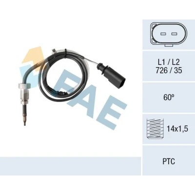 Billede af FAE 68063 Sensoren før turbolader SEAT: Ibiza 4