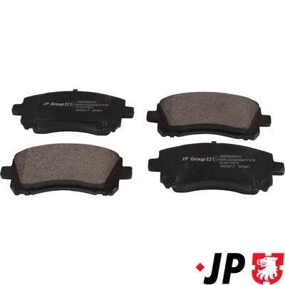 Billede af JP GROUP 4663600410 Bremseklodser foraksel med akustisk advarsel for slid SUBARU: Impreza I Sedan, II Stationcar, Forester