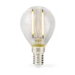 Billede af LED lampe Pære E14 G45 2 W 250 lm 2700 K Varm Hvid Antal lamper i emballagen: 1 stk. Klart